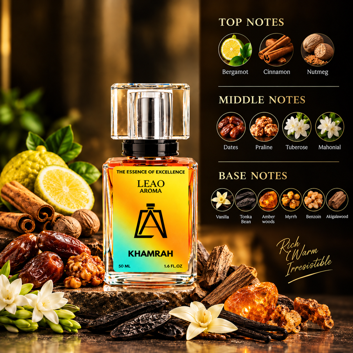 LEAO AROMA Khamrah Eau De Parfum