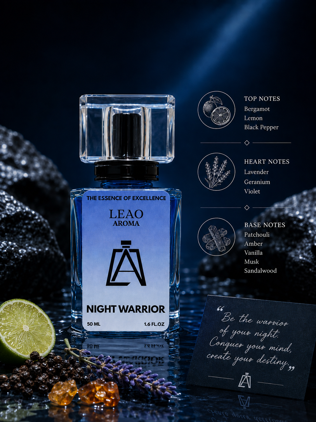 LEAO AROMA Night Warrior Eau De Parfum